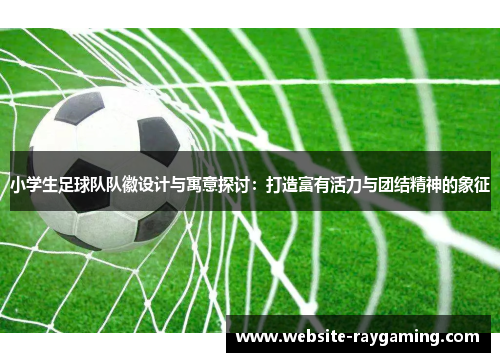 小学生足球队队徽设计与寓意探讨：打造富有活力与团结精神的象征