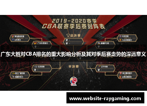 广东大胜对CBA排名的重大影响分析及其对季后赛走势的深远意义